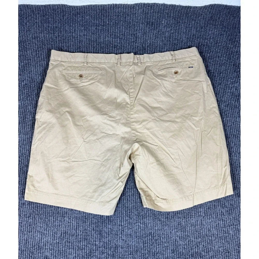 Polo Ralph Lauren Chino Shorts Mens Size 46B 46 Big Khaki Classic Fit 9